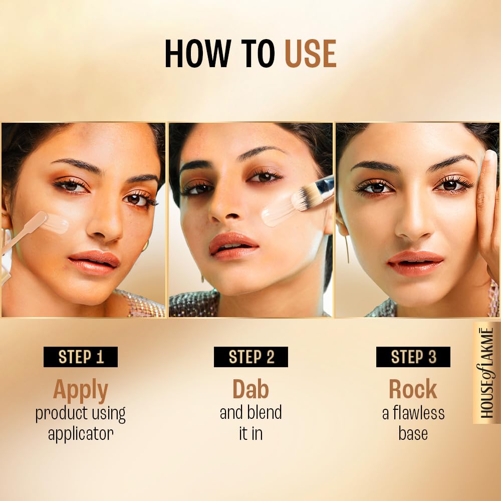 Lakmé 9To5 Primer + Matte Perfect Cover Foundation, C380 Cool Walnut, 25 ml