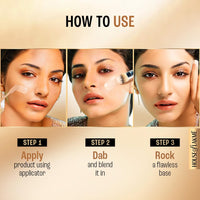 Lakmé 9To5 Primer + Matte Perfect Cover Foundation, C380 Cool Walnut, 25 ml