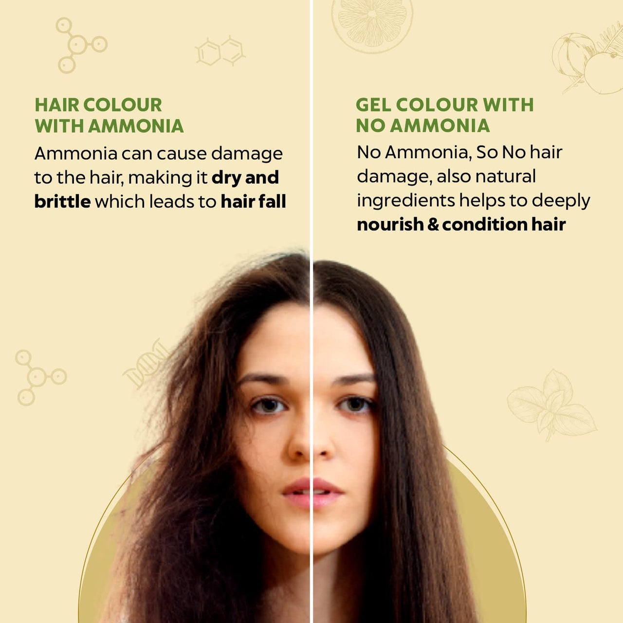 INDUS VALLEY Damage Free Natural Gel Hair Colour For Women|Ammonia & Ppd Free Organic Hair Colour With 100% Grey Coverage, Long Lasting Conditioning Hair Color|Black 1.0-Pack Of 3 (3X220 = 660 Ml)