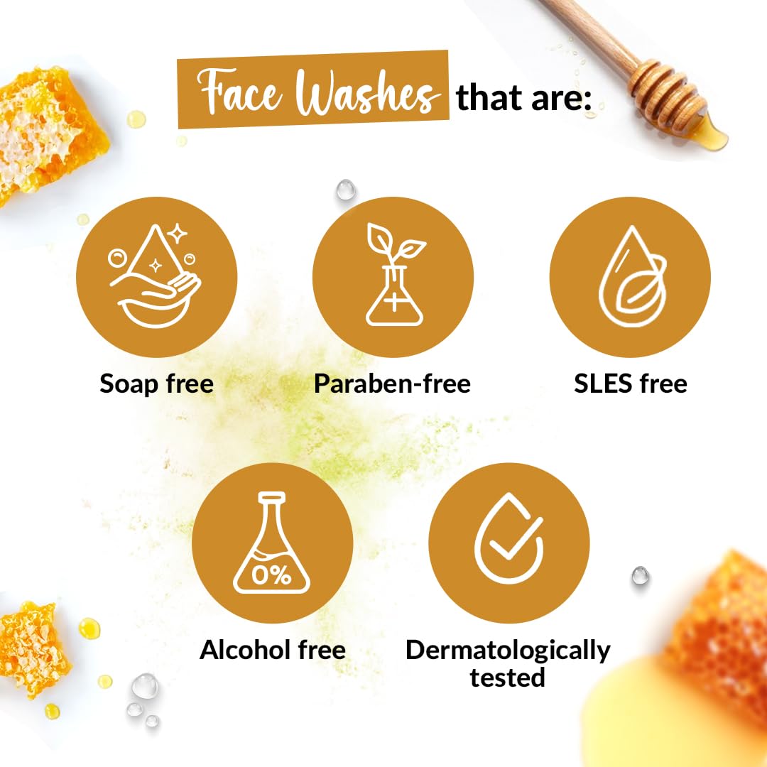 Medimix Ayurvedic Oil clear Face Wash for youthful and glowing skin | With Honey and Besan| 100 ml (Pack of 2)