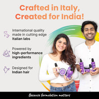 2.Oh! Italian Hair Repair Serum In Crème | For Dry Frizzy Hair with Active Repair Catalysts | Prevents Frizz and Breakage | Hair Serum for Women and Men | Keratin, Argan Oil | Lightweight, Non-Greasy