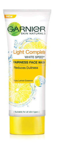 Garnier Men Power White Anti-Pollution Double Action Facewash, 100gm And Garnier Skin Naturals Light Complete Facewash, 100g