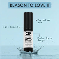 C2P Pro MAKE UP Ultra HD 3-in-1 Cleanser, Toner & Moisturizer Face Wash cum Cleanser Removes Dirt and Impurities, Instant Brightening for All Skin Types (Transparent 20 ml)