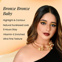 COLORESSENCE Matte Bronzer Contour Powder Natural Highlighter for Face Sculpting Sun Kissed Look | Oil Control & Waterproof | Creamy & Ultra Fine Texture, 10 gm