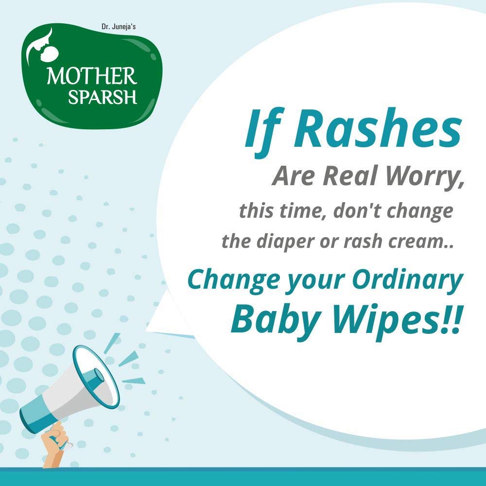 Mother Sparsh 99% Pure Water (Unscented) Baby Wipes I Natural Plant Made Fabric - Super Thick I 72 pcs/Pack - Pack of 10