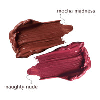 Bella Vita Organic Starry Night Combo|Kiss Proof Liquid Lipstick|Naughty Nude + Mocha Madness|Transfer-Proof|Smudge-Proof|Intense Moisturisation|18-Hr Stay|Ultra Matte Finish|4.5Ml Each