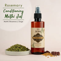 Nat Habit Neem & Bhringraj Blend NutriMask & Rosemary Conditioning Methi Jal Hair Care Combo For Men & Women Dandruff Control, Deep Conditioning & Smoothing (Combo Pack of 3)