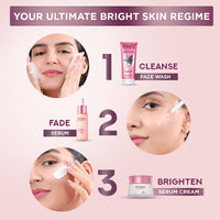 POND's Bright Beauty Anti-Dullness & Brightening Facewash With Niacinamide | For Glass-Skin Like Shine And With 4X Visibly Brighter Skin, 100Gm (Pack of 2)
