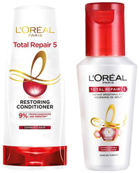 L'Oreal Paris Total Repair 5 Serum, 80ml and L'Oreal Paris Total Repair 5 Conditioner (175ml)