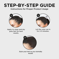 Orgatre Quick Gray Hair Touch Up Stick for grey hair 4.5ml | Instant Gray Coverage | Semi Permanent | Black Color | Smudge-Proof & Long-Lasting | Ideal for All Hair Types | Enriched with Almond & Olive Oil (black 4.5 ml, Pack of 1)