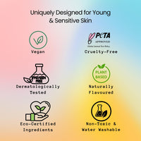 Perr Cherry 4 PCS Organic Makeup Kit for Kids, Preteens & Teen Girls | 100% Natural & Skin Friendly | Includes Eye & Cheek Highlighter, Lip & Cheek Tint, Lip Oil, Brush (Floret Kit, Assorted Colour)
