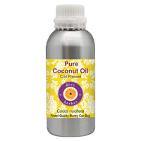 Deve Herbes Pure Coconut Oil (Cocos nucifera) Natural Therapeutic Grade Cold Pressed 300ml
