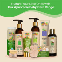 Herby Angel Baby Shampoo - Gentle Baby Hair Care & Cleanser - Natural Cleansing with Licorice, Amla & Saffron - Promotes Hair Growth & Scalp Health - Tear Free Organic Baby Hair Shampoo - 200 ml