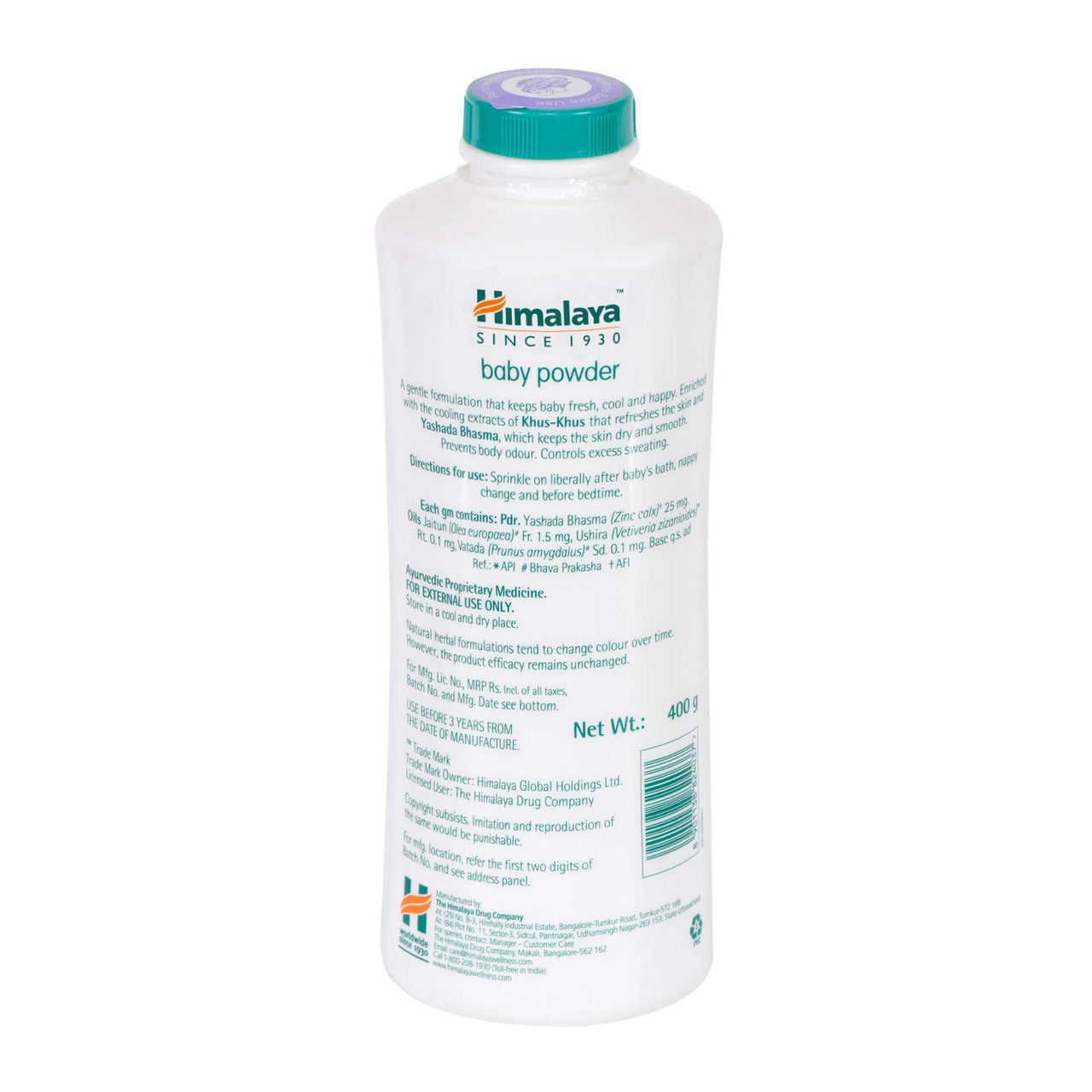 Himalaya Baby Powder (400g) & Himalaya Extra Moisturizing Baby Soap (75g, Buy 3 Get 1 Free)