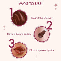 Rufa Beauty Glaz'd Lip Oil with Glossy, Glassy Finish and Deep Nourishing Effects (5ml) (Nudie)