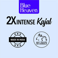 Blue Heaven Combo Of 3 Pcs Soft Kajal Pencil (Black), Soft Kajal Pencil (Blue) & Soft Kajal Pencil (Green) Matte Finish, Multicolor