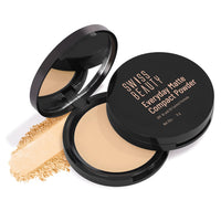 SWISS BEAUTY Everyday Matte Lightweight Compact With Spf 10 For All Skin Types | 12 Hours Of Oil Control | Mattifies Pores And Fine Lines | Comes With Sponge Applicator | Shade- 05 Almond, 9g