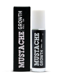 Beardo Mustache Growth Roll On 8 ml | Stimulates Hair follicles | Boosts Mustache Hair Growth | Goodness of Almond & Coconut Oil | Easy to use Roll on