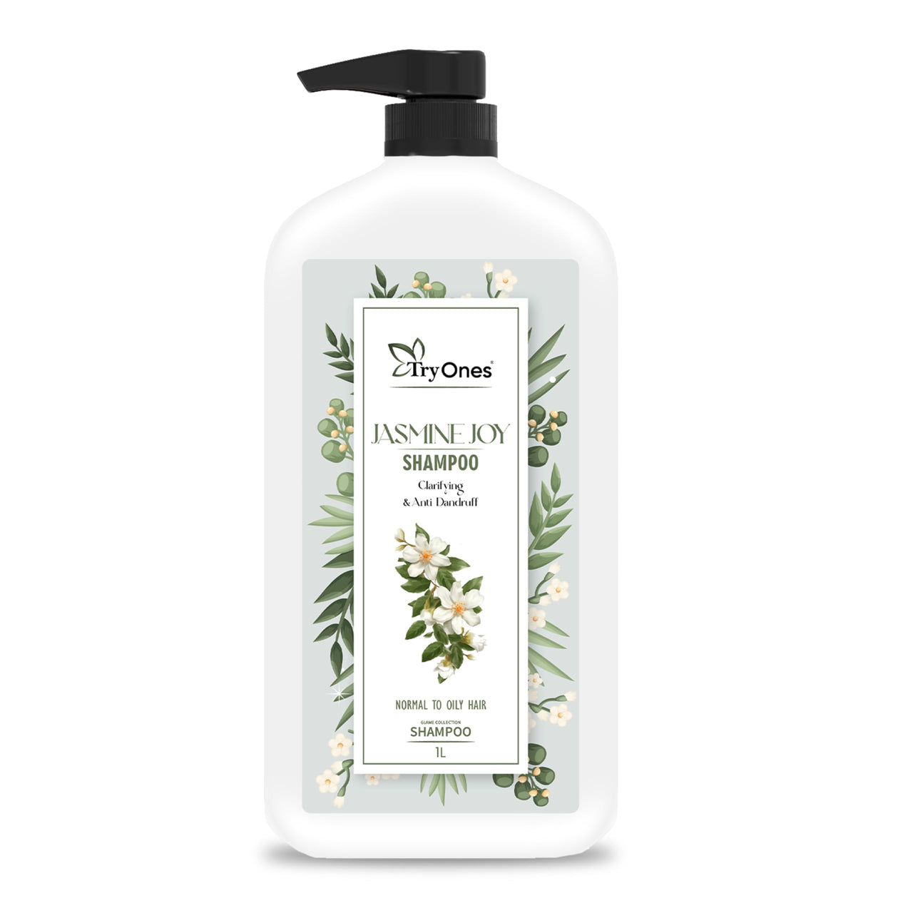 Jasmine Shampoo Clarifying & Anti-Dandruff Shampoo for Deep Cleansing | Calms Irritated Scalp and Nourishes Hair 1000 ml