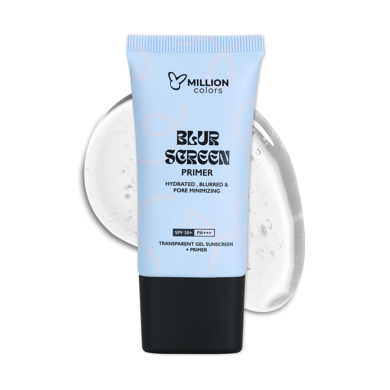 Million Colors Pore Blur Primer | Matte Finish and Oil Control| Hydrating Pore Minimizer Infused With Hyaluronic Acid | 2-in-1 Primer and Sunscreen SPF 50 PA+++ For All Skin Types - 30ml