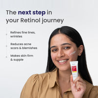 RE' EQUIL 0.5% Retinol Night Cream | Makes Skin Youthful & Smooth | Prevents Fine Lines & Wrinkles | Unisex | All Skin Types | 30G