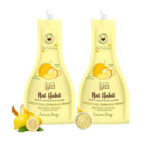 Nat Habit Lemon Drop Underarm Ubtan & Scrub For Softening, Odour Control & Remove Darkness With Lemon & Wild Turmeric (40gm X Pack Of 2)