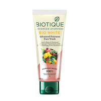 Biotique Bio Kelp Protein Shampoo for Falling Hair Intensive Hair Regrowth Treatment, 340ml & Biotique Bio White Advanced Fairness Face Wash, 150ml