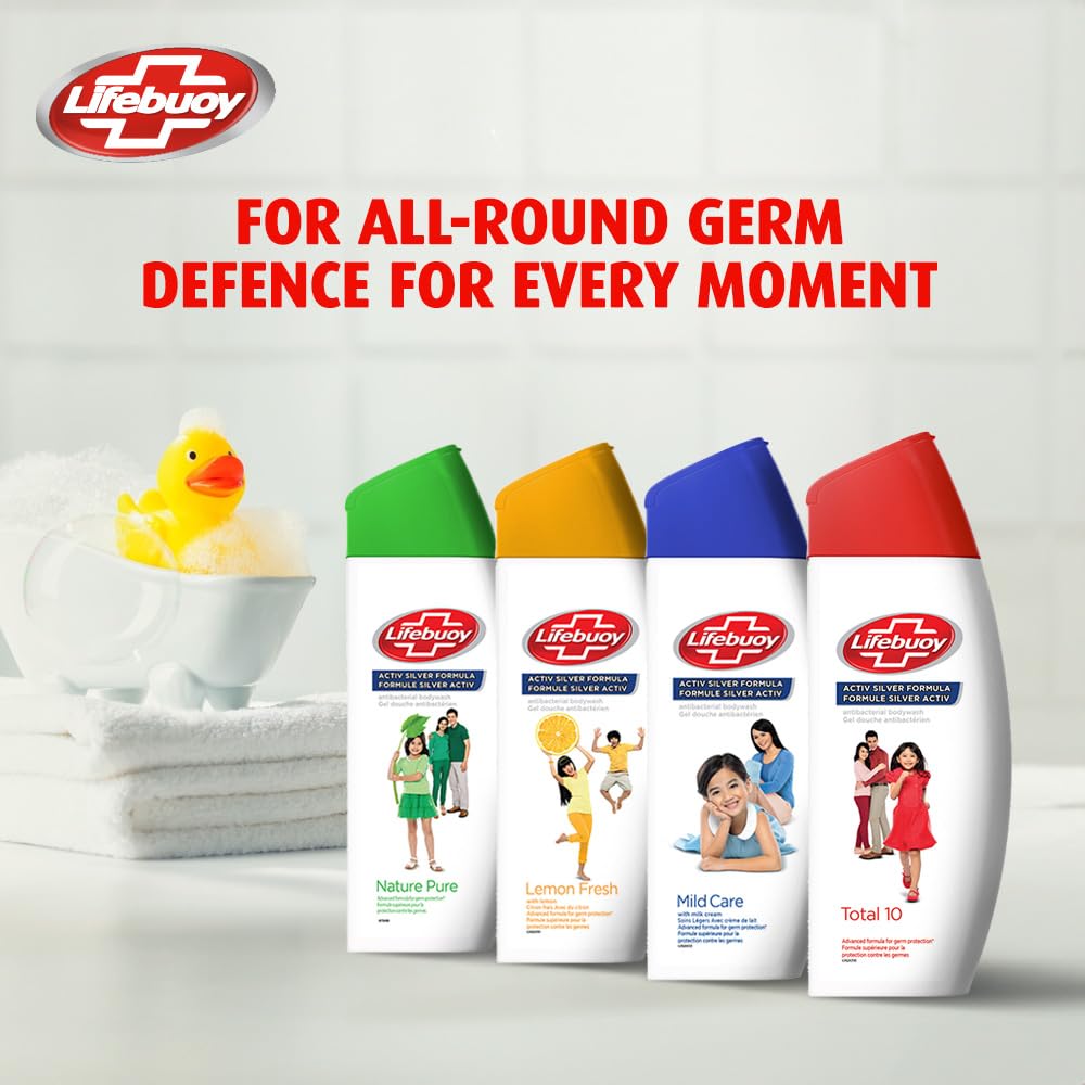 Lifebuoy Lemon Fresh Antibacterial Body Wash, 300ml