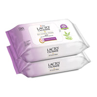 Lacto Calamine Oil Control Face Wipes | 30 N each- Pack of 2 | Wet Wipes for Face With Neem, Aloe Vera & Niacinamide | Makeup Remover Wipes | Hydrating, Refreshing, Soothing | Pararben & Alcohol Free