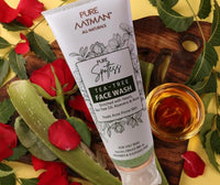 PURE AATMAN Tea Tree Cleansing Face Wash for Oily, Acne Prone, Dry & Combination Skin Fight Pimples & Control Excess Oil Gentle Exfoliating & Non-Drying Women & Men Moisturising Facial Wash- 100 ml