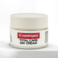 iCosmetiques Day Cream |Vitamins B3, C, E |Shea Butter & Glycerin |SPF Protection with 4 Sunscreens for Glowing Skin |Mineral Oil & Silicone Free |Unisex Total Care Formula |50g