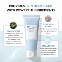 SKIN1004 Madagascar Centella Hyalu-Cica Cream Sleeping Pack | Made With Pure Centella | Suitable For All Skin Types | 100Ml