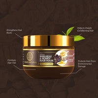 KHADI NATURAL Shikakai & Honey Hair Mask-Powered Botanics 200GM