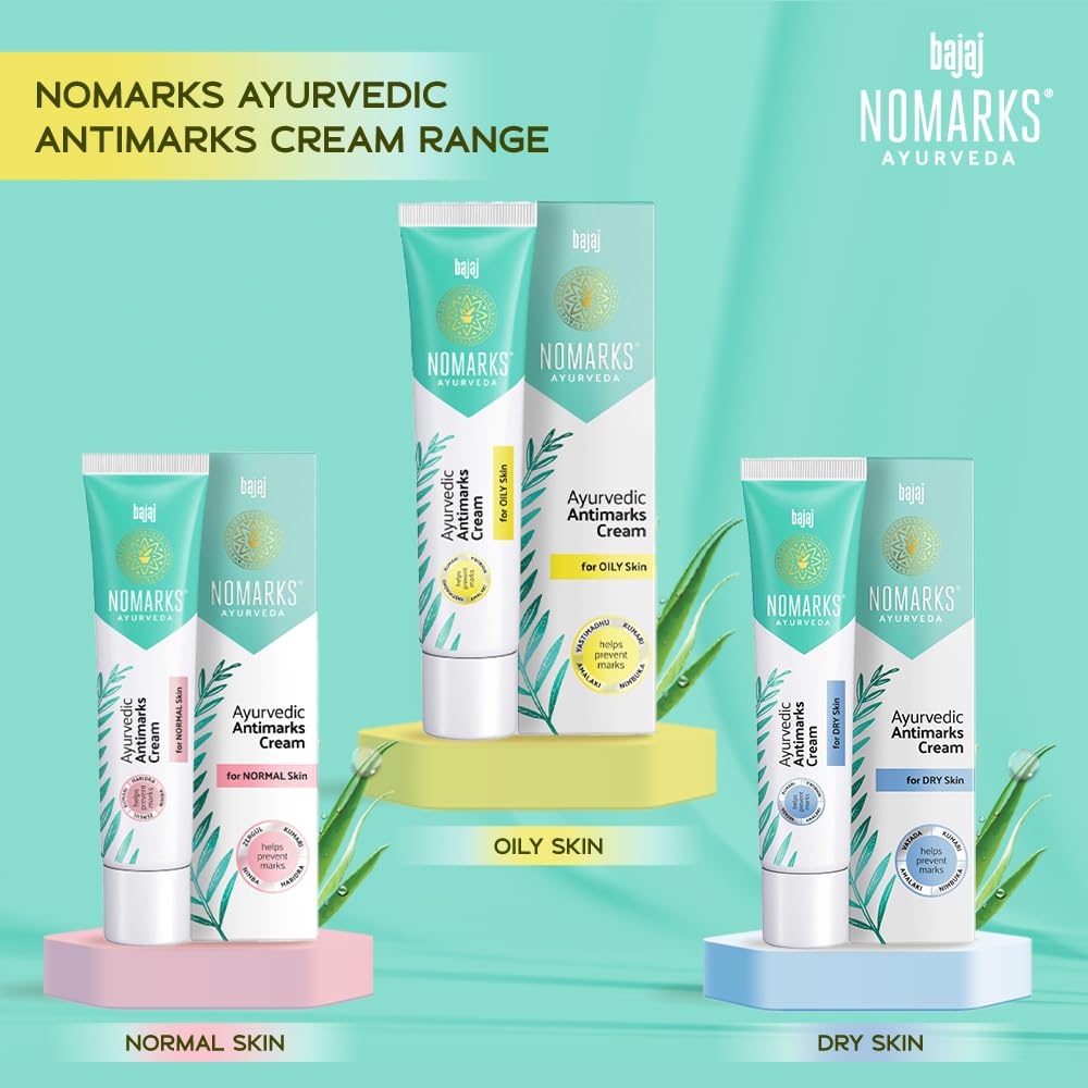 Bajaj Nomarks Ayurvedic Antimarks Cream for Oily skin, 25gm