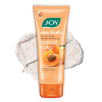 Joy Apricot & Walnut Face & Body Scrub for Blackheads Removal (200gm) | Exfoliating Scrub For All Skin Types | Removes Tan & Dead Skin | 100% Vegan & Gentle on Skin