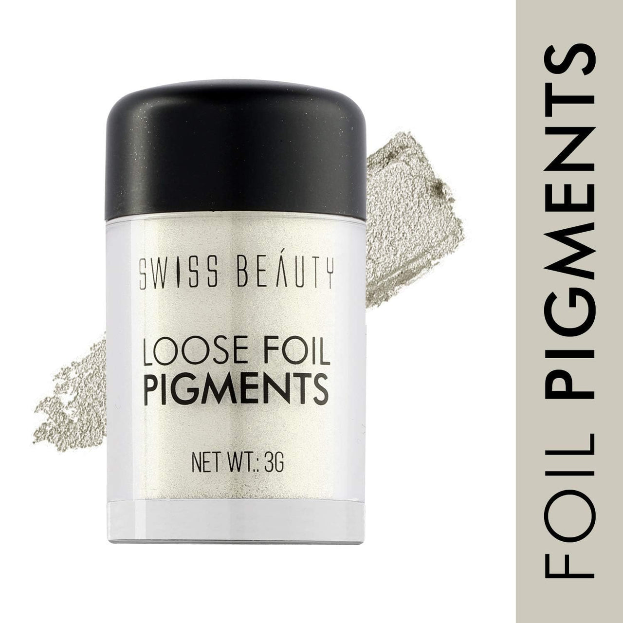 SWISS BEAUTY Shimmery Loose Foil Pigments Powder Eyeshadow, Eye Makeup, Shade-11, 3G, Green