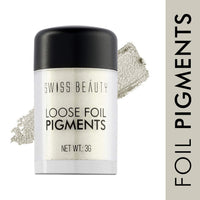SWISS BEAUTY Shimmery Loose Foil Pigments Powder Eyeshadow, Eye Makeup, Shade-11, 3G, Green