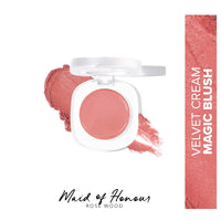 SIMPLYNAM Velvet Cream Magic Blush | Maid of Honor | 4.5g | Multi-Purpose | Lightweight & Creamy | Highly Pigmented & Buildable | Sweat & Water-Resistant | Hydrating with Rosehip & Vanilla Fruit Oil