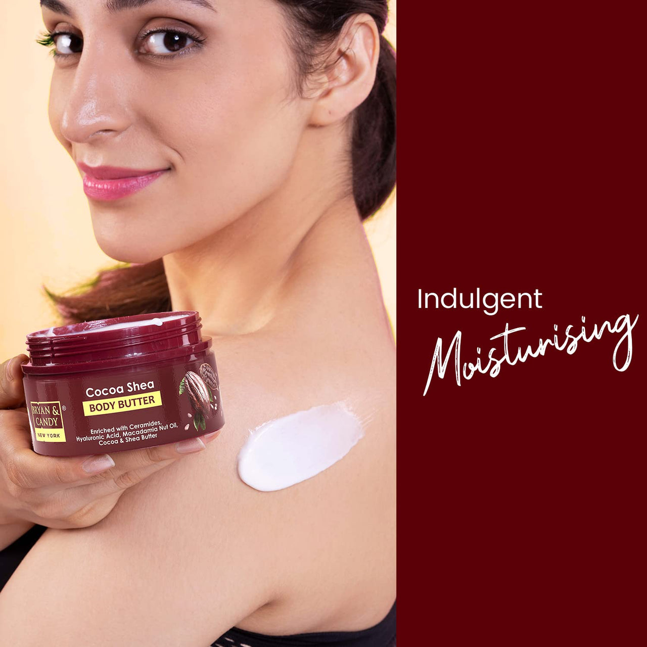 BRYAN & CANDY Cocoa Shea Body Butter |Ph5.5 Skin Friendly | 72hrs Moisturization | 100% Vegan