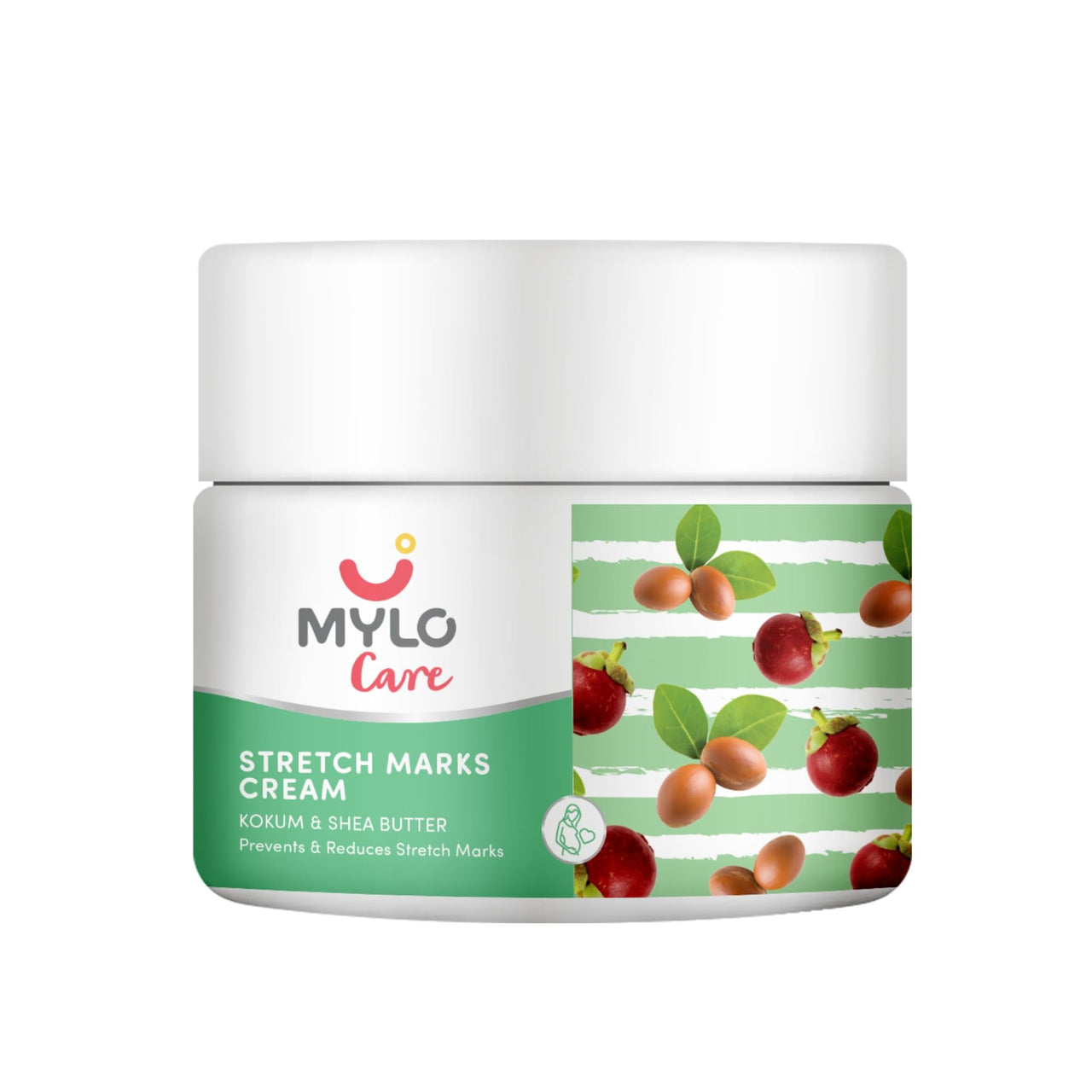 Mylo Care Stretch Marks Cream for Pregnancy with the Goodness of Shea Butter, Saffron, Kokum Butter and Aloe Vera, Australia Certified Toxin Free, No Mineral Oils - 100ml (Pack of 1)