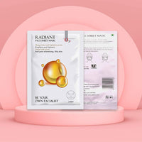 O3+ Facialist Radiant Face Sheet Mask for Oxygenates and tightens pores to reduce uneven skin tone (30g)
