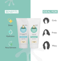 True Frog Everyday Moisturizing Shampoo (150 ml) & Everyday Hair Conditioner for Dry and Frizzy Hair (150 ml) - Combo Pack of 2