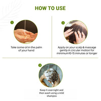 INDUS VALLEY Bio Organic Natural Growout Shampoo Toxic Chemical-free with Growout Hair Oil for Hair Growth- (200ml +100ml= 300ml)