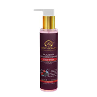 Vamp Beauty Mulberry & Rice Water Skin Brightening Face Wash | Natural Facewash for Dark Spot Removal, Uneven Skin Tone & Hydration | With Goodness of Licorice | Suitable for All Skin Types | 100ml
