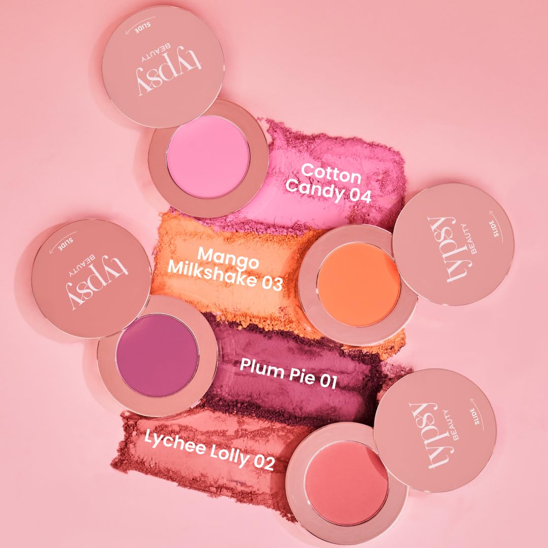 Typsy Beauty Ph-antastic Color Adjusting Blush|Lychee Lolly 02|Flawless Finish|Featherlight|Long Lasting|4g