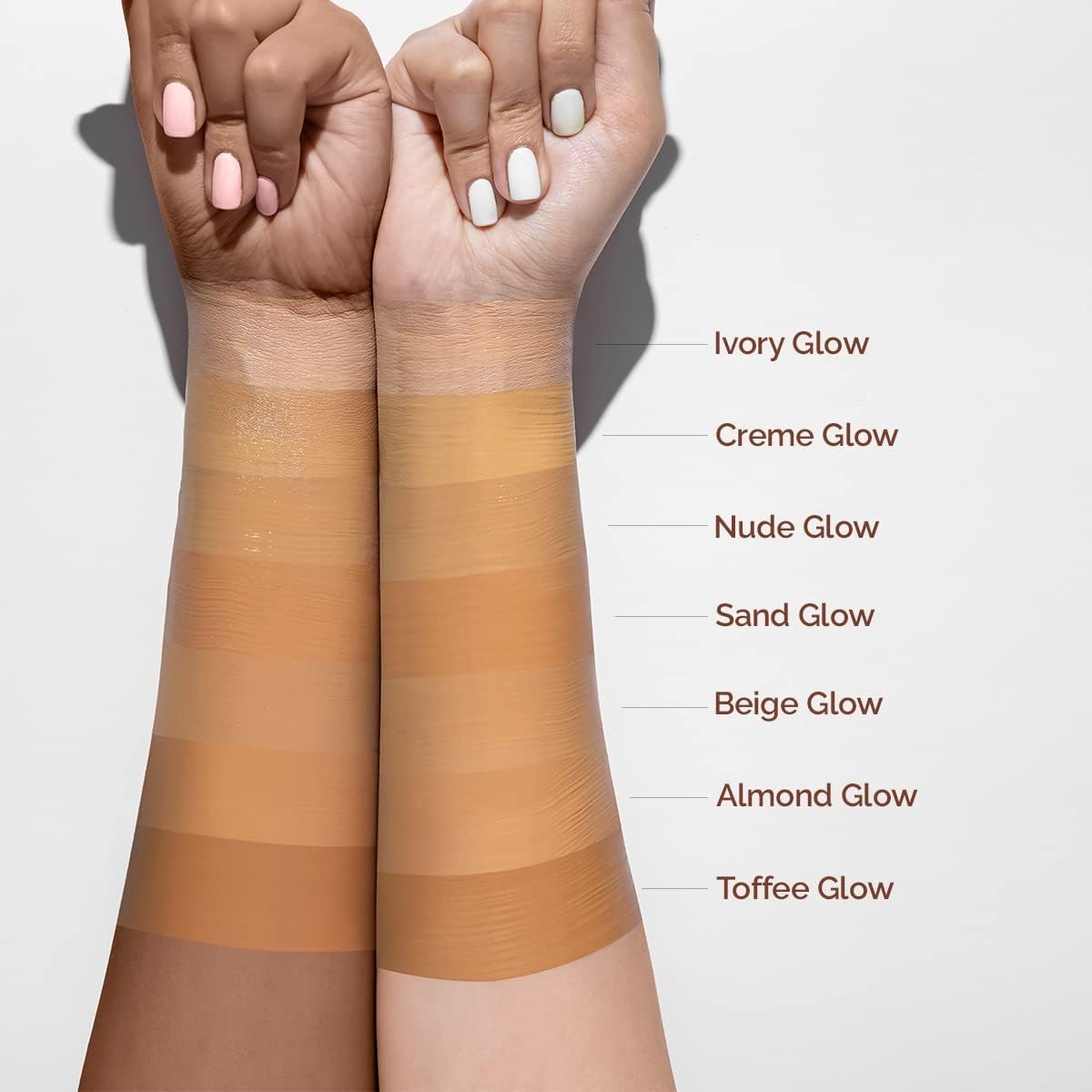 Mamaearth Glow Serum Matte Liquid Foundation Medium Coverage For All Skin Types With Vitamin C & Turmeric For 12-Hour Long Stay- 02 Crème Glow - 30 Ml, Pack Of 1