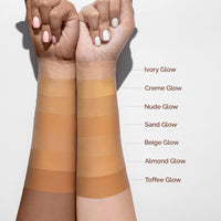 Mamaearth Glow Serum Matte Liquid Foundation Medium Coverage For All Skin Types With Vitamin C & Turmeric For 12-Hour Long Stay- 02 Crème Glow - 30 Ml, Pack Of 1