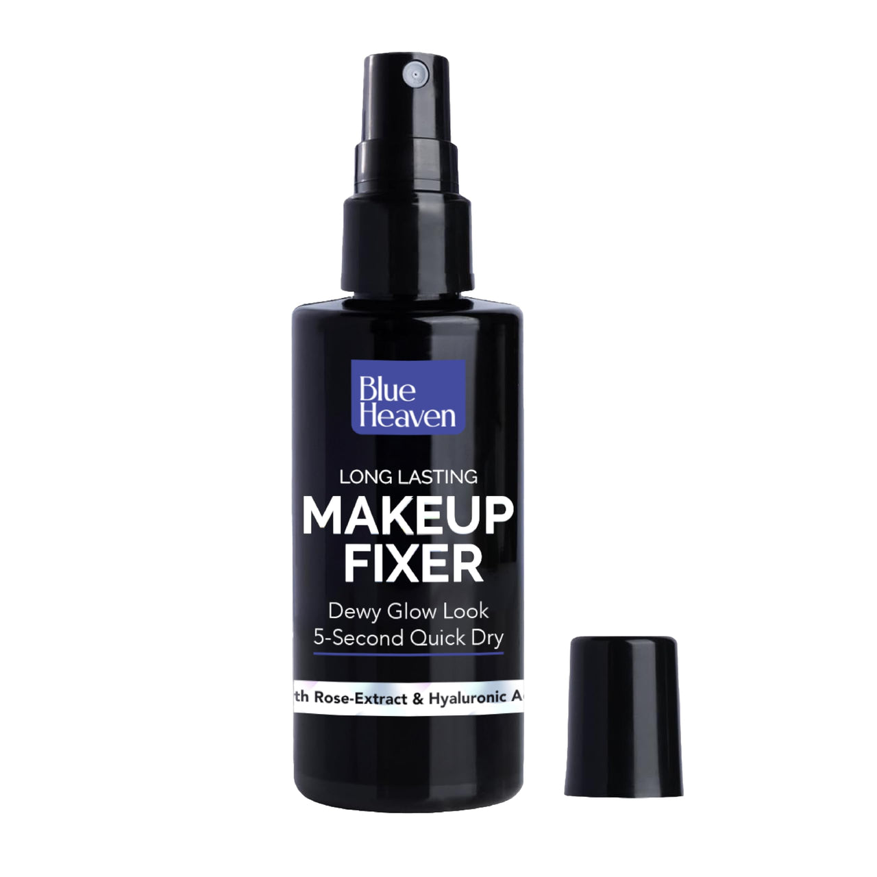 Blue Heaven Long-Lasting Makeup Fixer | Paraben Free & Sweat Proof | Infused with Vitamin E and Aloe Vera | Dewy Glow and Silk Matte Effect Setting Spray for Makeup | 60ml