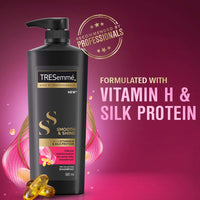 Tresemme Keratin Smooth Shampoo 1 Ltr & TRESemme Smooth & Shine Shampoo 580 ml For Men & Women