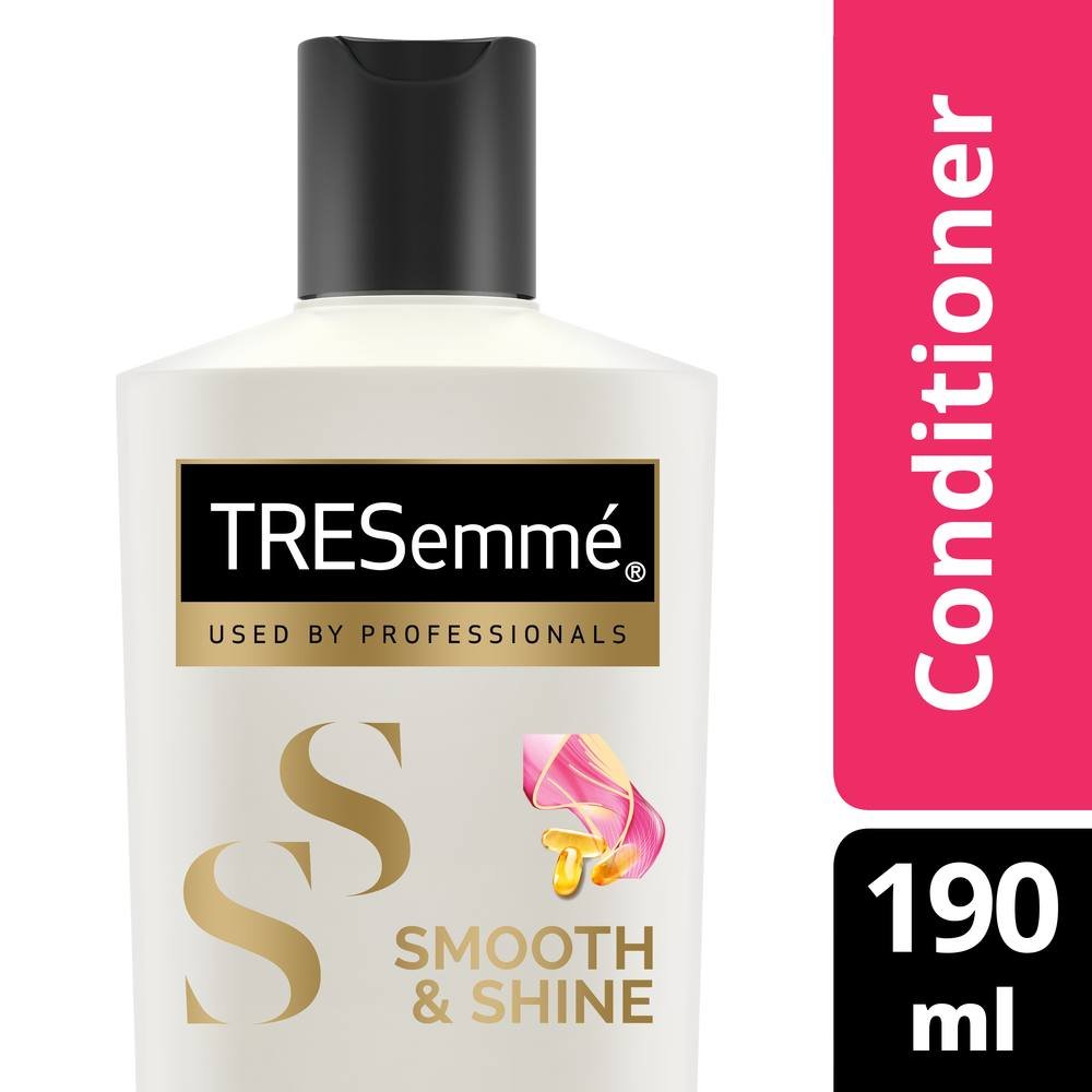 Pears Pure And Gentle Bathing Bar, 125g (Pack Of 8) & TRESemme Smooth and Shine Conditioner, 190ml